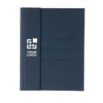 Recycled portfolio with large notepad and magnetic closure, A4