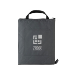 Foldable padded picnic blanket in high-quality RPET