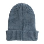 Sustainable double-knit winter hat, Impact Polylana blue colour