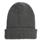 Sustainable double-knit winter hat, Impact Polylana dark grey colour