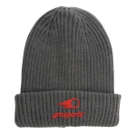 Sustainable double-knit winter hat, Impact Polylana dark grey colour
