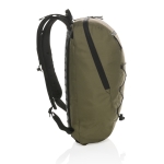 Promotional hiking backpack with multiple pockets military green colour