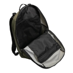 Promotional hiking backpack with multiple pockets military green colour