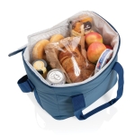 Sustainable thermal cooler with 20-can capacity blue colour
