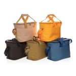 Sustainable thermal cooler with 20-can capacity blue colour