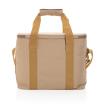 Sustainable thermal cooler with 20-can capacity light brown colour fifth view