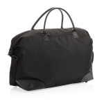 Large recycled travel bag for weekends black colour