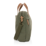Premium recycled laptop briefcase, 15.6” green colour