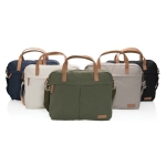 Premium recycled laptop briefcase, 15.6” green colour