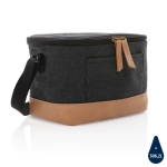 Premium branded cooler bag for 6 cans black colour