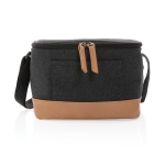 Premium branded cooler bag for 6 cans black colour