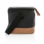 Premium branded cooler bag for 6 cans black colour