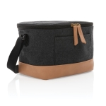 Premium branded cooler bag for 6 cans black colour