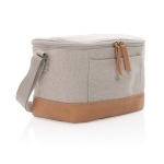 Premium branded cooler bag for 6 cans grey colour