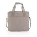 Large premium cooler bag for promotional giveaways grey colour