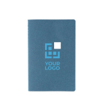 Softcover FSC® certified notebook, A5, ruled pages brown colour
