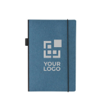 Notebook with pocket and FSC® certification, A5, ruled pages