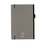 Notebook with pocket and FSC® certification, A5, ruled pages