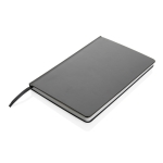 Stone paper notebook, A5, ruled pages black colour