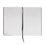 Stone paper notebook, A5, ruled pages black colour