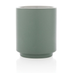Stackable ceramic mug with colour design, 180 ml mint green colour