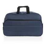 Modern eco sports bag, Pocket Impact RPET navy-blue colour