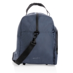 Modern eco sports bag, Pocket Impact RPET navy-blue colour