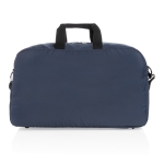 Modern eco sports bag, Pocket Impact RPET navy-blue colour