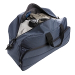Modern eco sports bag, Pocket Impact RPET navy-blue colour