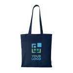 Organic cotton tote bag in colour, 140 g/m² main view