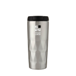 Colourful geometric thermal cup, leak-proof steel 450 ml