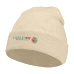 Elegant winter hat sand colour