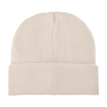 Cosy hat with patch sand colour