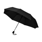 Foldable automatic umbrella with cover, Ø 98, Downtown black colour