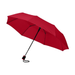 Foldable automatic umbrella with cover, Ø 98, Downtown red colour