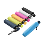 Foldable automatic umbrella with cover, Ø 98, Downtown white colour