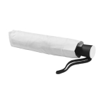 Foldable automatic umbrella with cover, Ø 98, Downtown white colour
