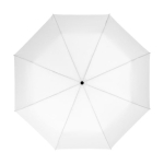 Foldable automatic umbrella with cover, Ø 98, Downtown white colour