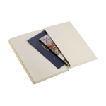 Notebook with pocket, A5 lined black colour