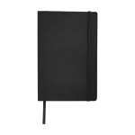Notebook with pocket, A5 lined black colour