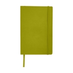 Notebook with pocket, A5 lined green colour