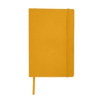 Notebook with pocket, A5 lined dark yellow colour