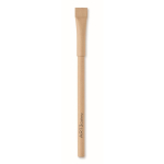 Inkless pen with paper casing for sustainable merchandising beige colour second main view
