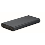 External aluminium charger with fast charge tech, 10,000 mAh navy-blue colour second view