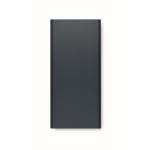 External aluminium charger with fast charge tech, 10,000 mAh navy-blue colour third view