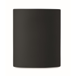 Classic matte ceramic coffee mug for events, 300 ml black colour second view