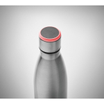 Steel bottle with hydration reminder, 500ml matt silver colour third photographic view