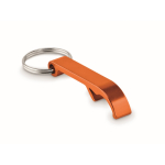 Bottle opener keyring made from recycled aluminium