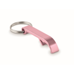 Bottle opener keyring made from recycled aluminium