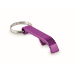 Bottle opener keyring made from recycled aluminium